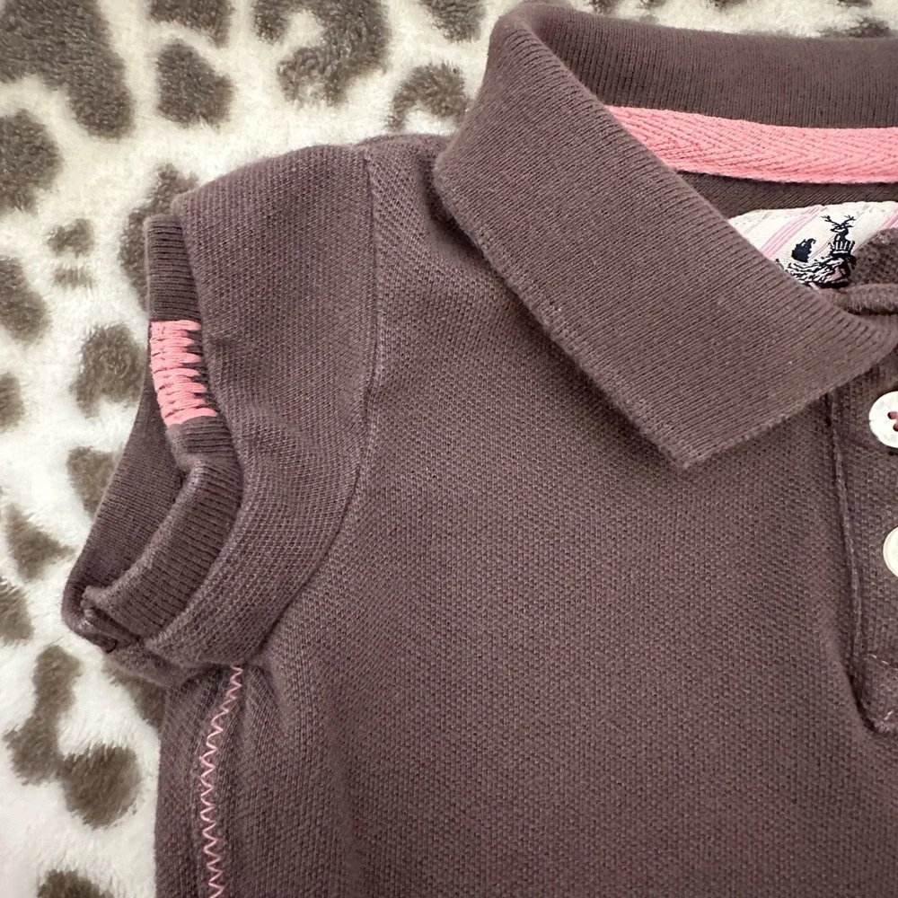 2006 Old Navy Polo Shirt in Brown Size 6-12 months